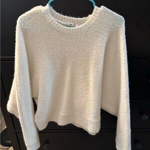 Double Zero Soft Cream Crew Neck Sweater